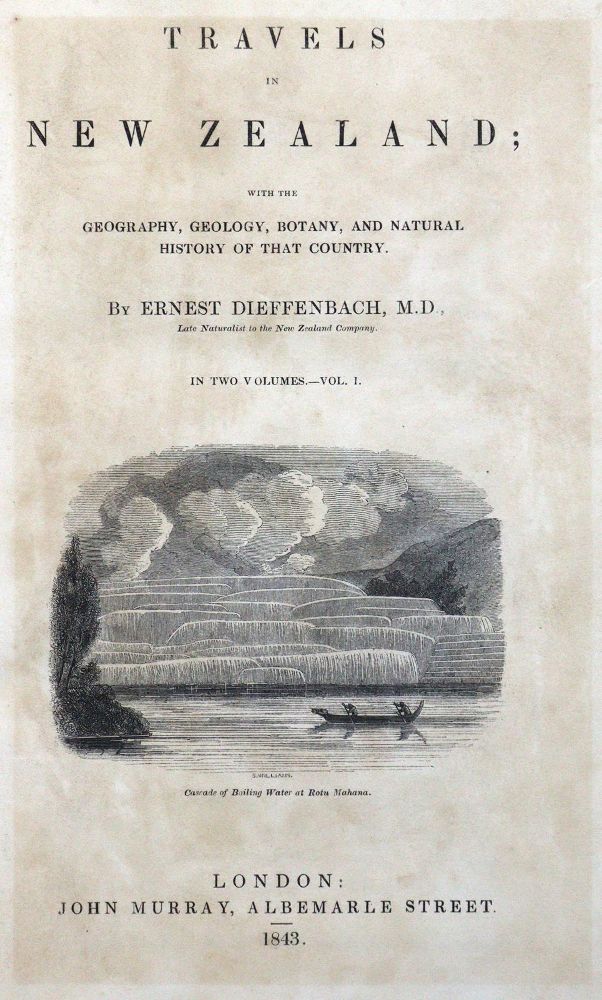 Große Abbildung Nr.1: 129-1877 Dieffenbach,E.: (Verschiedene Länder - Geschichte, Neuseeland)