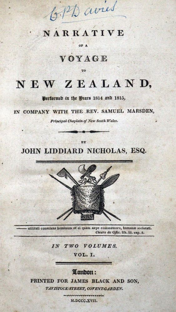 Große Abbildung Nr.1: 129-1879 Nicholas,J.L.: (Verschiedene Länder - Geschichte, Neuseeland)