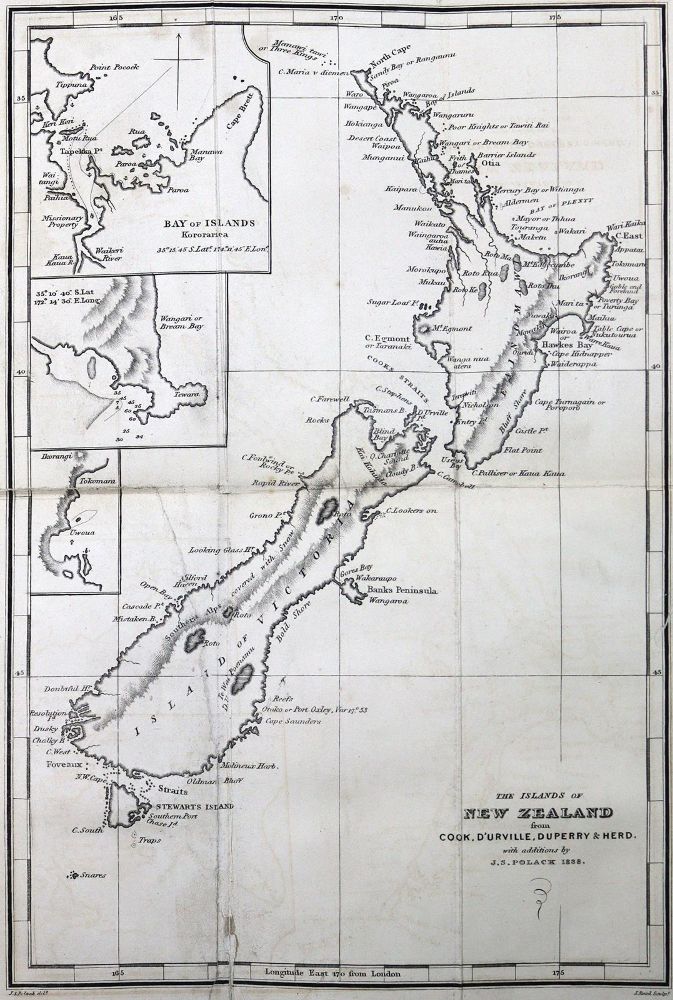 Große Abbildung Nr.1: 129-1880 Polack,J.S.: (Verschiedene Länder - Geschichte, Neuseeland)