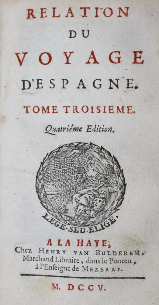 Große Abbildung Nr.1: 129-1898 (Aulnoy,M.C.).: (Verschiedene Länder - Geschichte, Spanien)