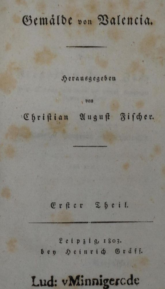 Große Abbildung Nr.1: 129-1901 Fischer,C.A. (Hrsg.).: (Verschiedene Länder - Geschichte, Spanien, Valencia)
