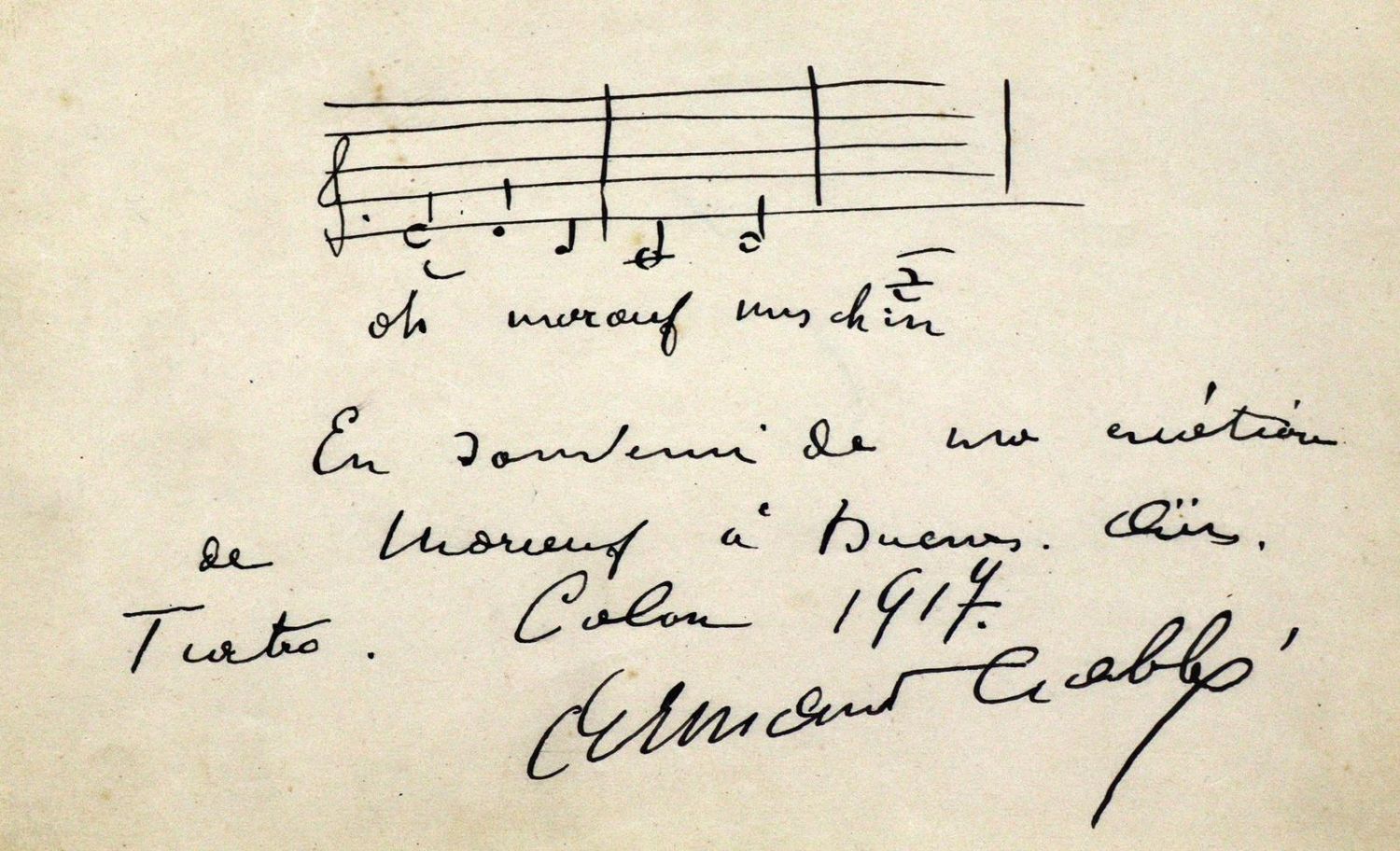 Große Abbildung Nr.1: 129-1927 Hofmann, Heinrich,: (Autographen)