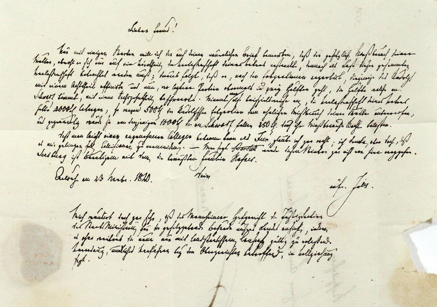 Große Abbildung Nr.1: 129-1928 Jolly, Ludwig,: (Autographen)