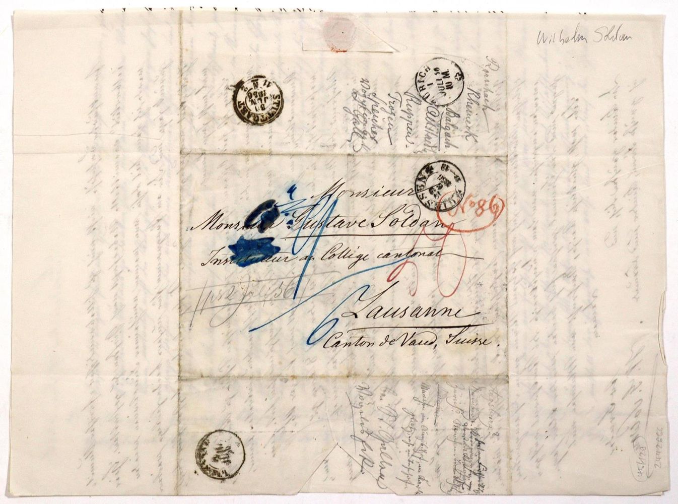 Große Abbildung Nr.3: 129-1940 Soldan, Wilhelm Gottlieb,: (Autographen)