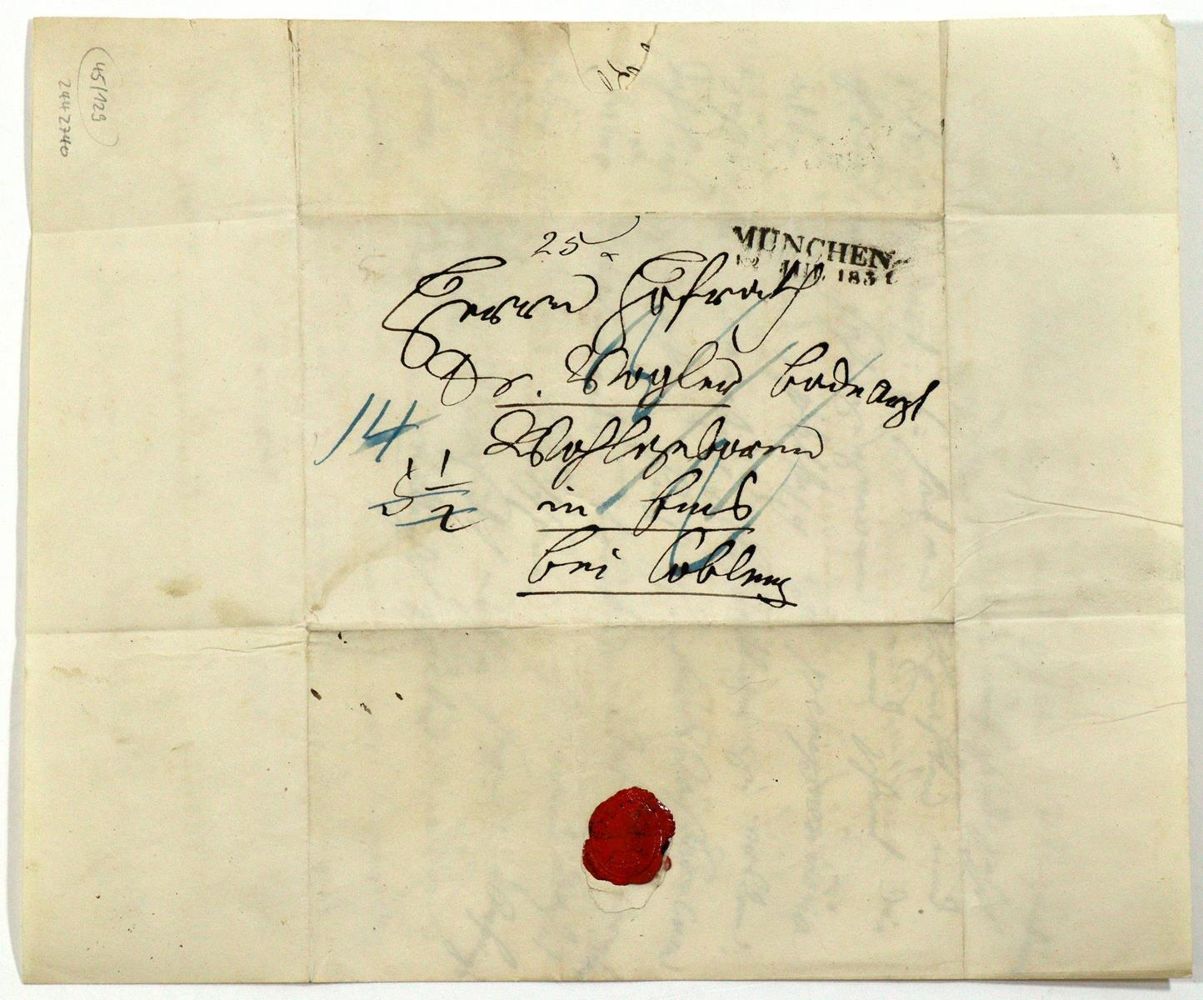 Große Abbildung Nr.3: 129-1944 Ullersperger, Johann Baptist,: (Autographen)
