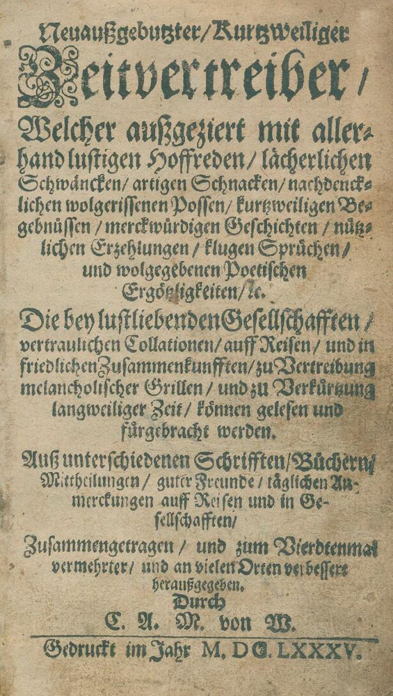 Große Abbildung Nr.1: 129-195 (Praetorius,J.).: (Alte Drucke, Handschriften und Theologie)