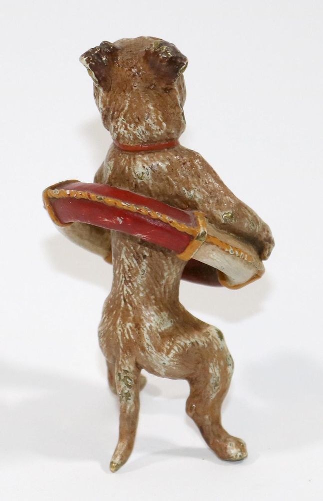 Große Abbildung Nr.2: 129-2024 Wiener Bronze Bulldogge: (Varia, Skulpturen - Plastiken)