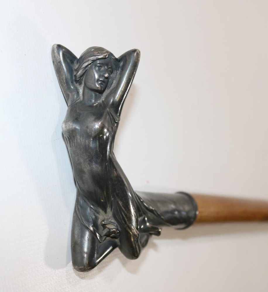 Große Abbildung Nr.2: 129-2027 WMF Art Nouveau Spazierstock: (Varia, Spazioerstock, Art Deco)