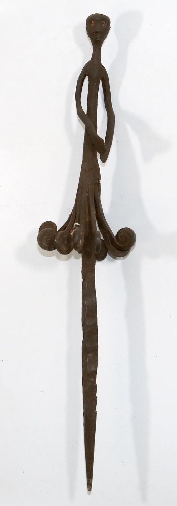 Große Abbildung Nr.2: 129-2051 Vier Eisenfiguren.: (Afrika)