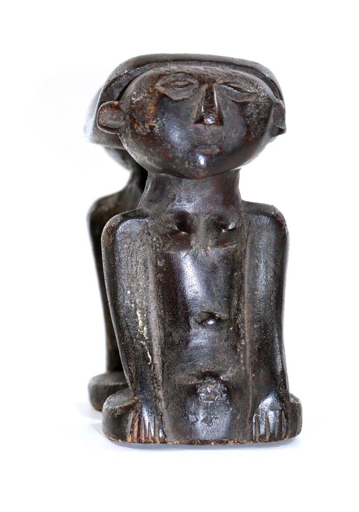 Große Abbildung Nr.2: 129-2053 Kopfstütze der Luba.: (Afrika, Zaire)