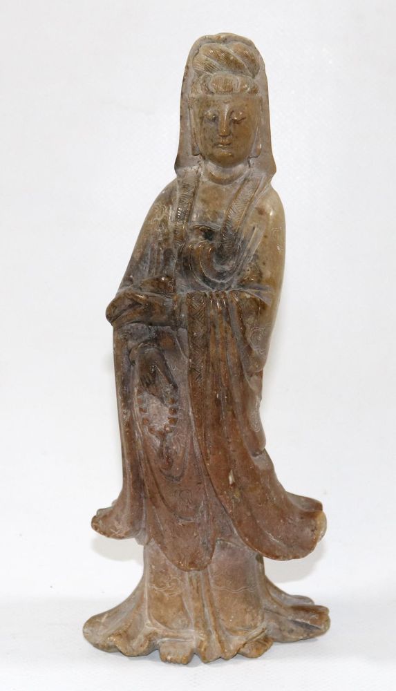 Große Abbildung Nr.1: 129-2078 Guanyin.: (Asiatika, Skulpturen - Plastiken)