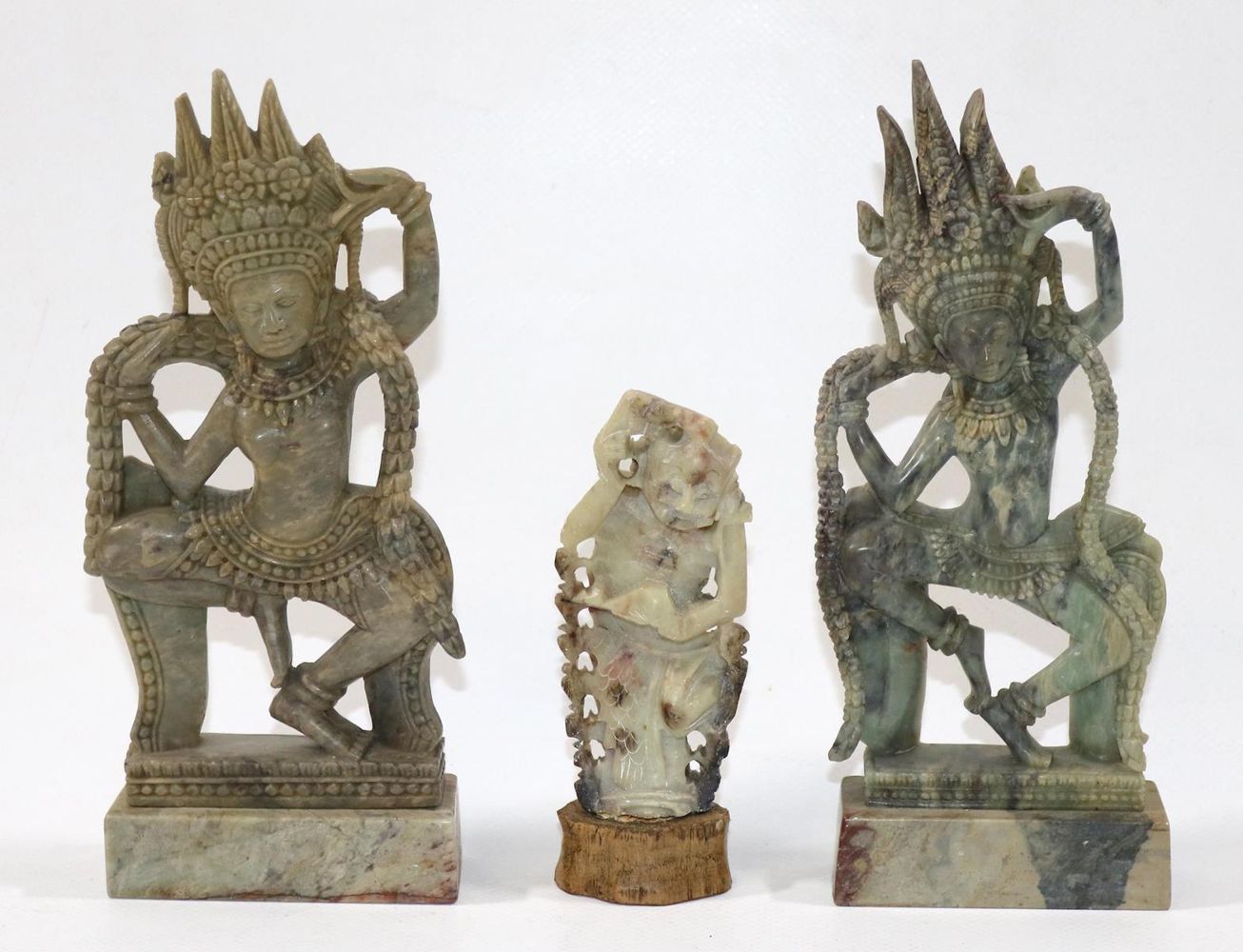 Große Abbildung Nr.1: 129-2080 Hotai, u. andere: (Asiatika, Skulpturen - Plastiken)