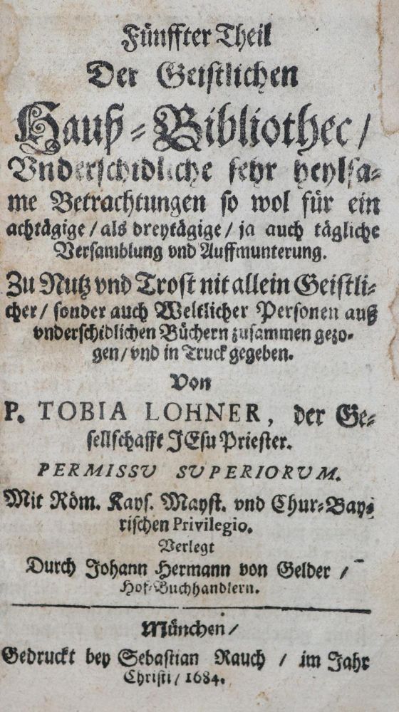 Große Abbildung Nr.1: 129-209 Sammlung: (Alte Drucke, Handschriften und Theologie)