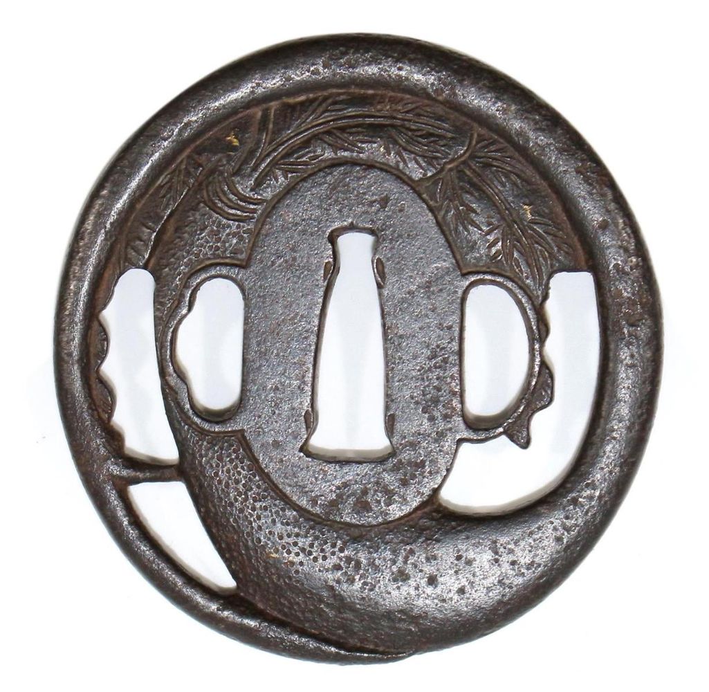 Große Abbildung Nr.2: 129-2090 Tsuba Japan Edo-Zeit: (Asiatika)