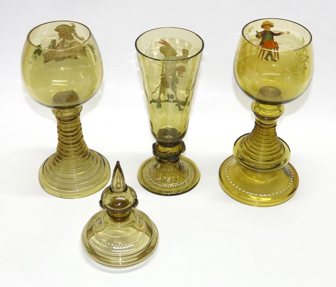 Große Abbildung Nr.3: 129-2101 Prächtiges Pokalglas: (Glas)