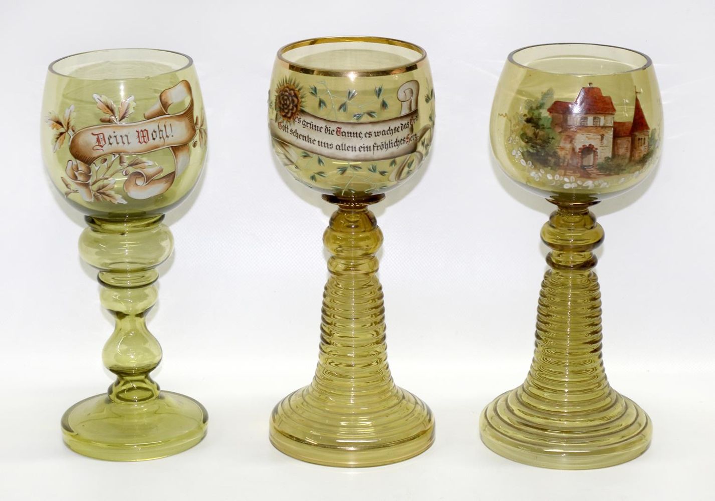 Große Abbildung Nr.1: 129-2102 Prächtige Weinrömer.: (Glas)