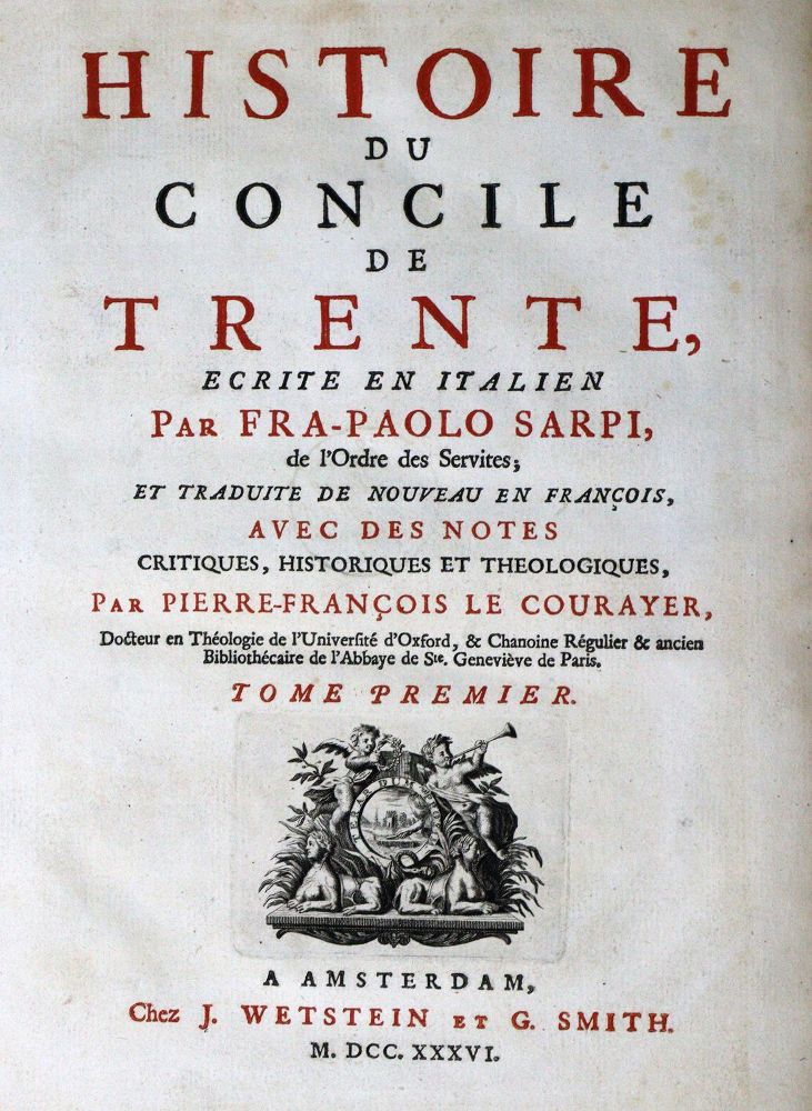 Große Abbildung Nr.1: 129-213 Sarpi,P.: (Alte Drucke, Handschriften und Theologie)