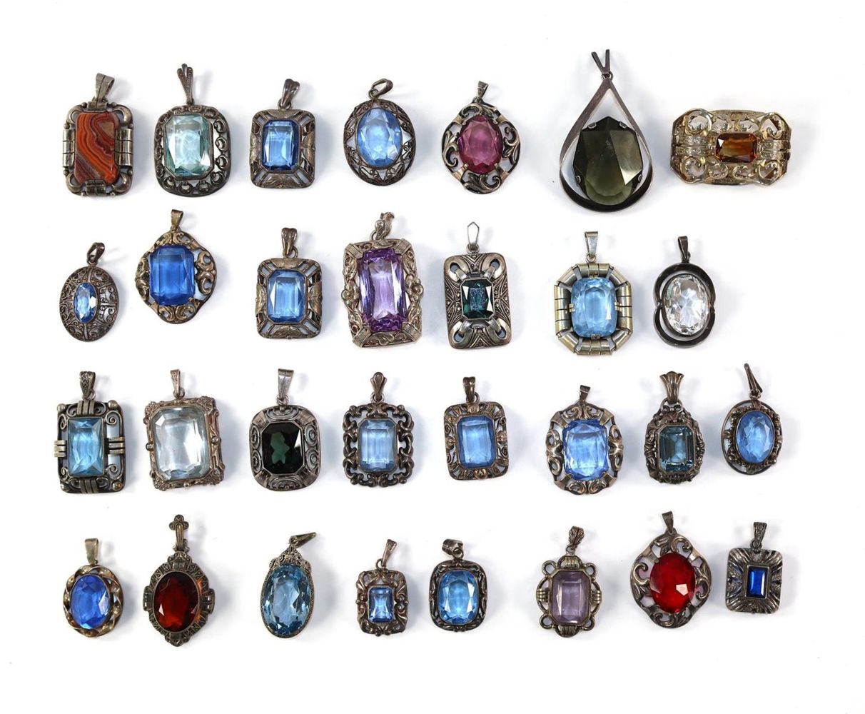 Große Abbildung Nr.1: 129-2148 Art Déco: (Schmuck, Anhänger)