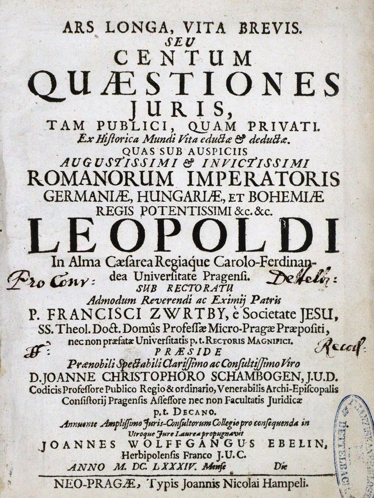 Große Abbildung Nr.1: 129-215 Schambogen,J.C.: (Alte Drucke, Handschriften und Theologie)