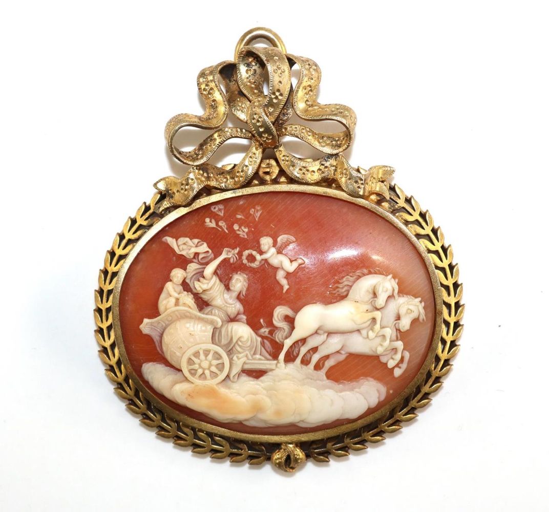 Große Abbildung Nr.1: 129-2169 Aurora Göttin: (Schmuck, Anhänger, Gemmen und Kameen)