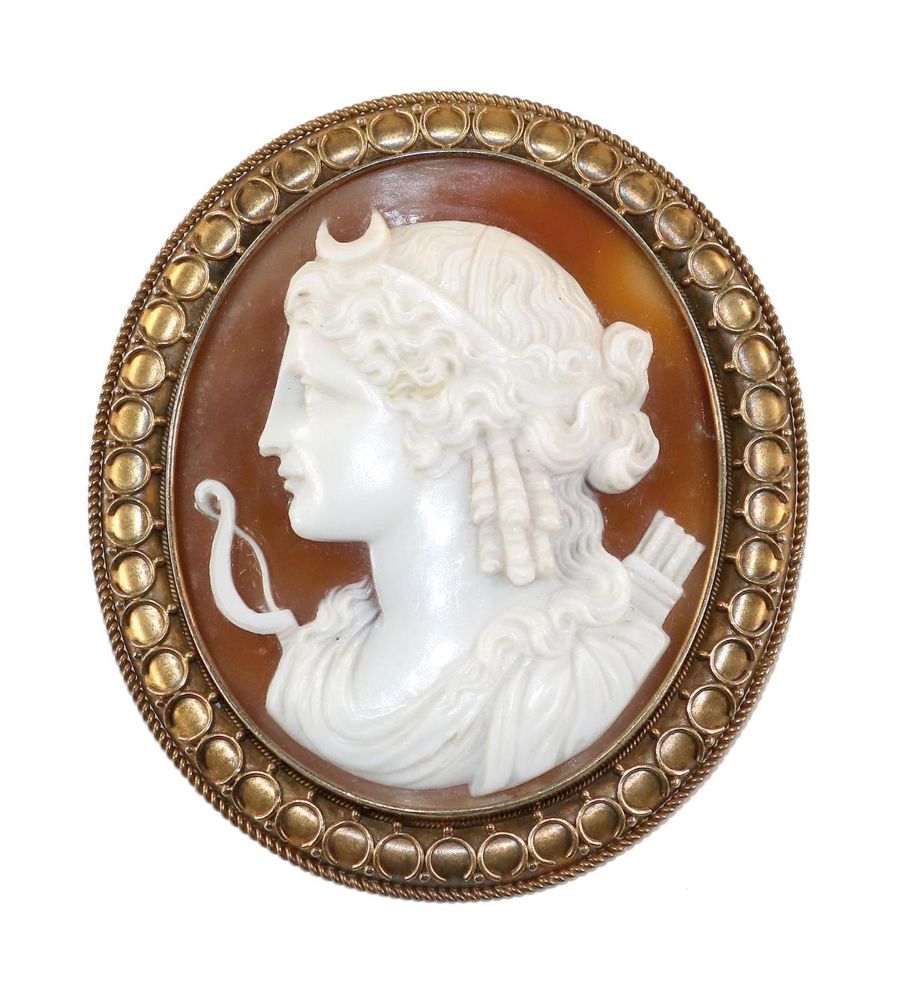 Große Abbildung Nr.1: 129-2183 Diana Göttin: (Schmuck, Anhänger, Gemmen und Kameen)