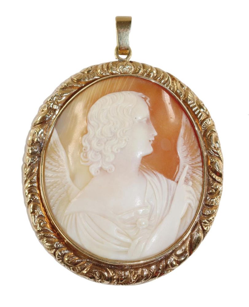 Große Abbildung Nr.1: 129-2196 Engel: (Schmuck, Anhänger, Gemmen und Kameen)