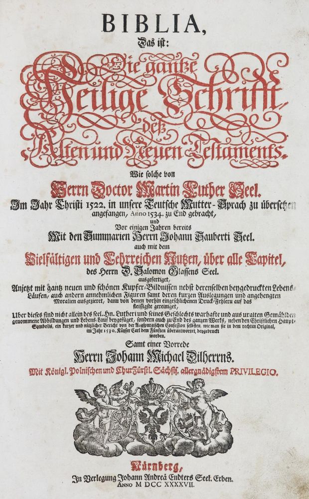 Große Abbildung Nr.2: 129-22 Biblia germanica.: (Bibeln)