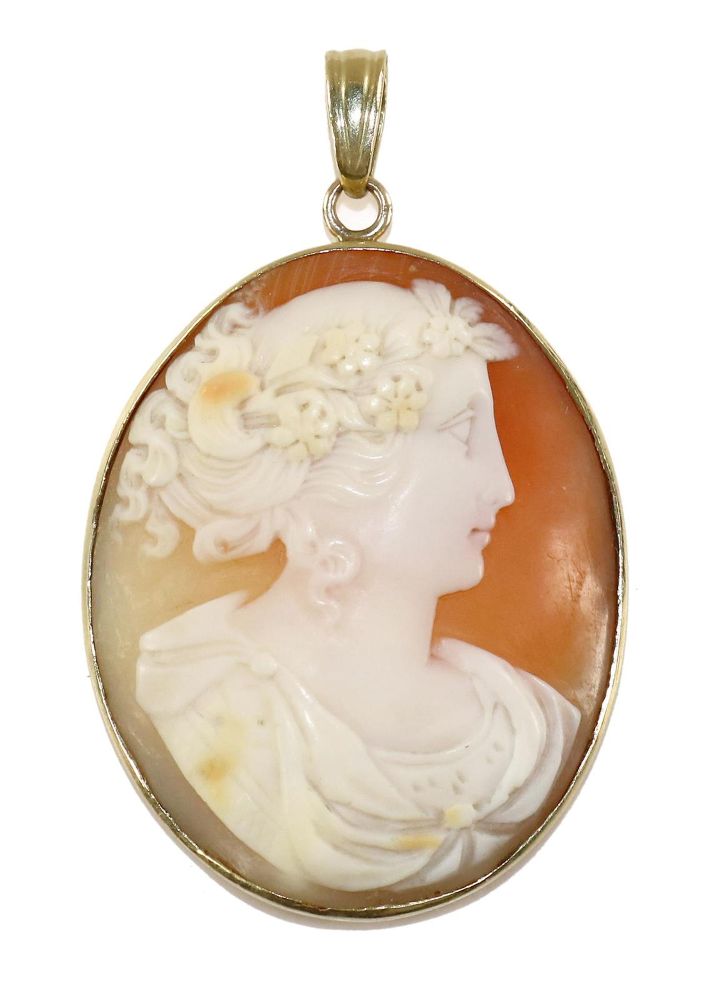 Große Abbildung Nr.1: 129-2201 Flora Göttin: (Schmuck, Anhänger, Gemmen und Kameen)
