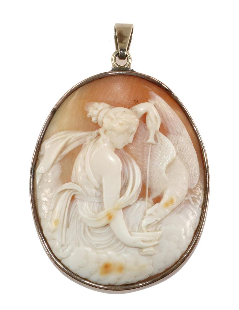 Große Abbildung Nr.1: 129-2212 Hebe und Zeus.: (Schmuck, Anhänger, Gemmen und Kameen)
