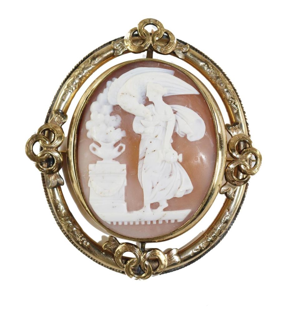 Große Abbildung Nr.1: 129-2213 Hebe u. Zeus.: (Schmuck, Anhänger, Gemmen und Kameen)