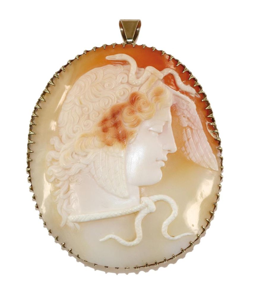 Große Abbildung Nr.1: 129-2234 Medusa.: (Schmuck, Anhänger, Gemmen und Kameen)