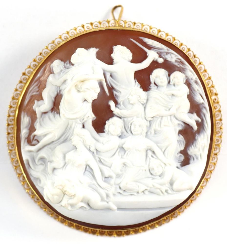 Große Abbildung Nr.1: 129-2245 Prachtgemme: (Schmuck, Anhänger, Gemmen und Kameen)