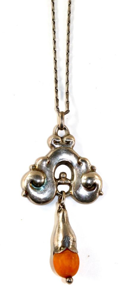 Große Abbildung Nr.1: 129-2270 Jugendstilanhänger Dänemark: (Schmuck, Anhänger)