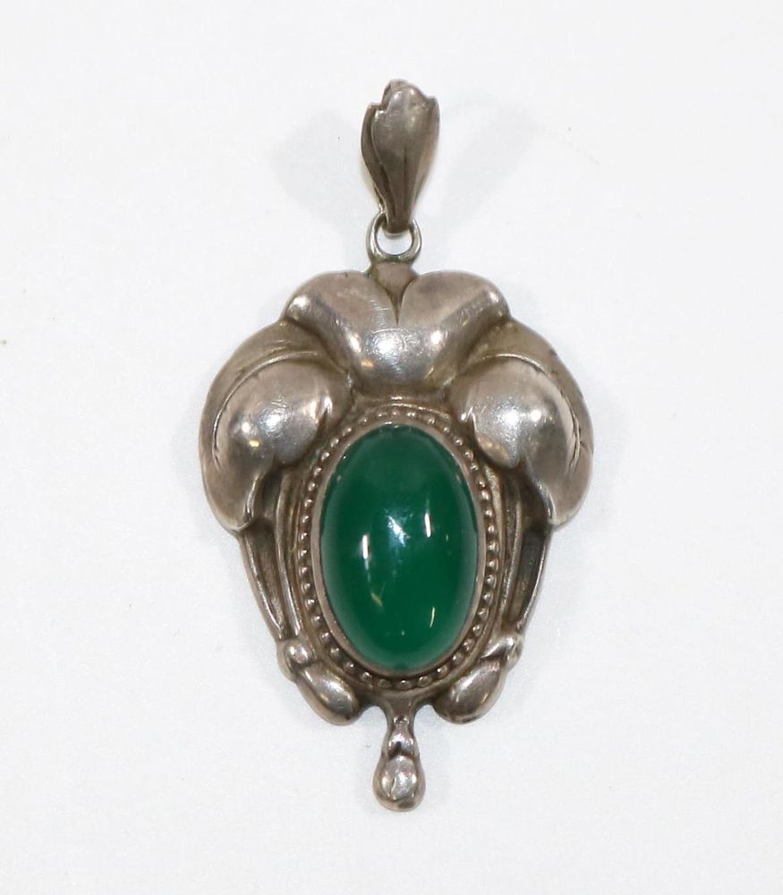 Große Abbildung Nr.1: 129-2274 Jugendstil Brosche: (Schmuck, Anhänger)