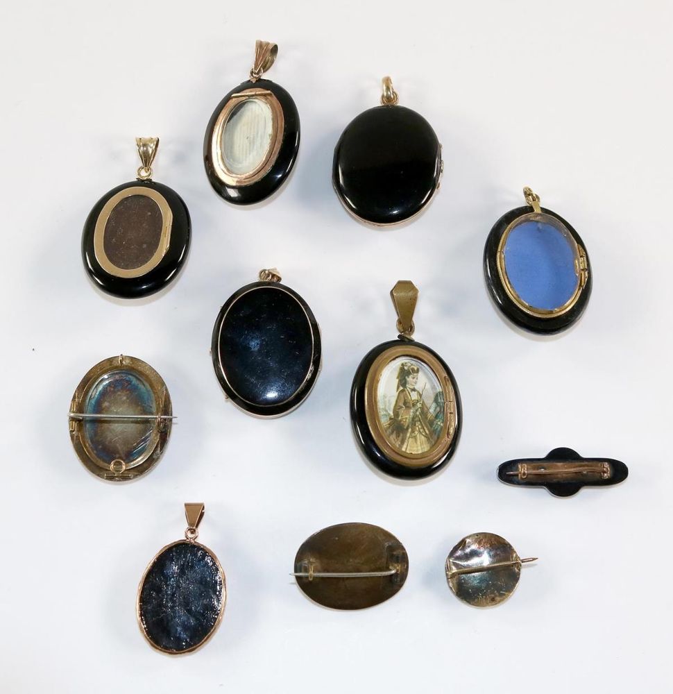 Große Abbildung Nr.2: 129-2276 Onyx Medaillons u.: (Schmuck, Anhänger)