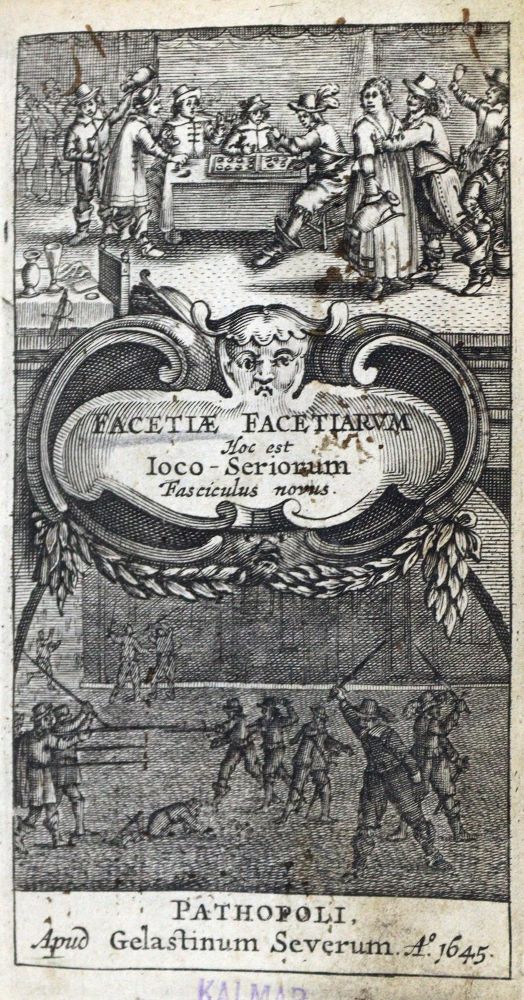 Große Abbildung Nr.1: 129-229 Facetiae Facetiarum,: (Studentika und Hochschulen)