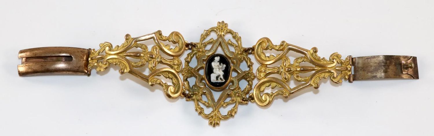 Große Abbildung Nr.2: 129-2298 Antikes Armband: (Schmuck, Armbänder und Armreifen, Gemmen und Kameen)
