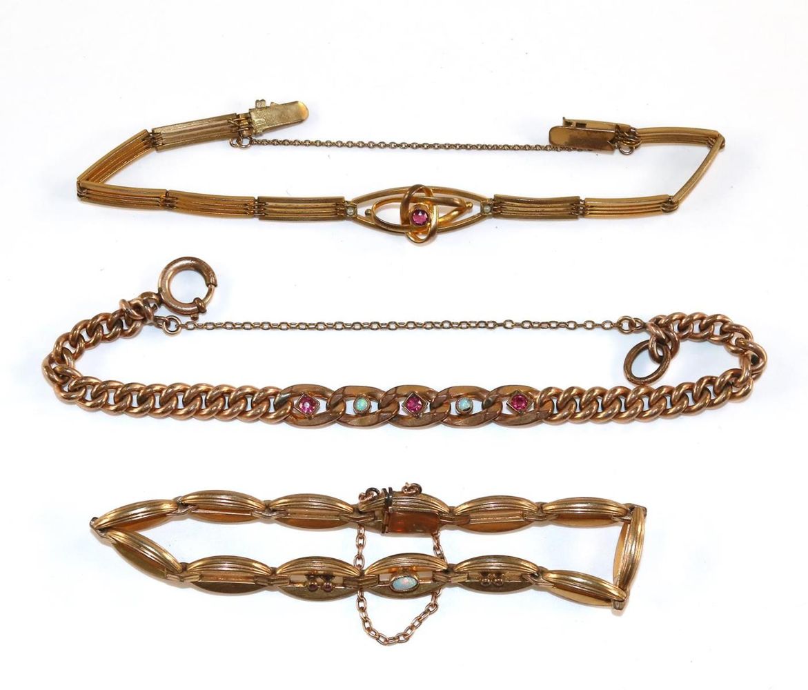 Große Abbildung Nr.2: 129-2301 Jugendstilarmbänder: (Schmuck, Armbänder und Armreifen)
