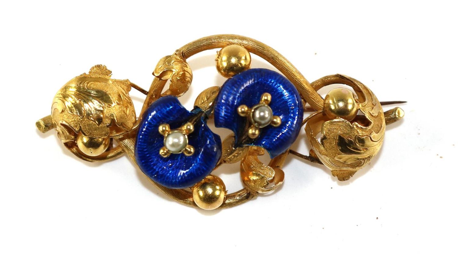 Große Abbildung Nr.1: 129-2322 Brosche: (Schmuck, Broschen)