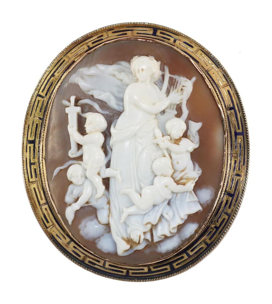 Große Abbildung Nr.1: 129-2338 Allegory: (Schmuck, Broschen, Gemmen und Kameen)