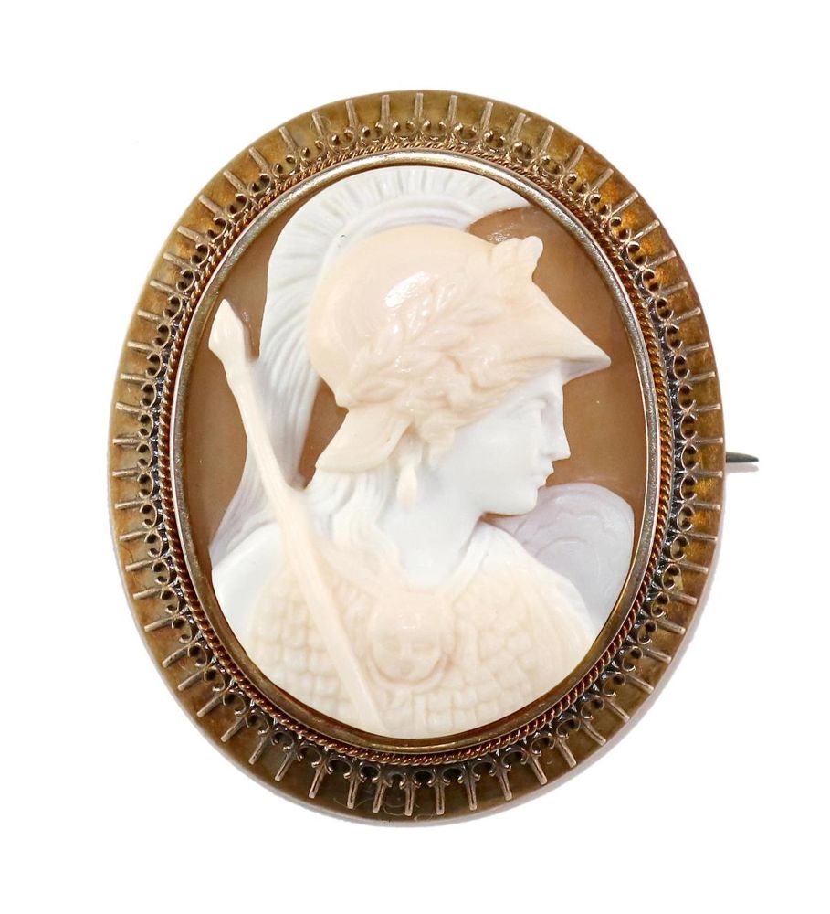 Große Abbildung Nr.1: 129-2350 Athena: (Schmuck, Broschen, Gemmen und Kameen)