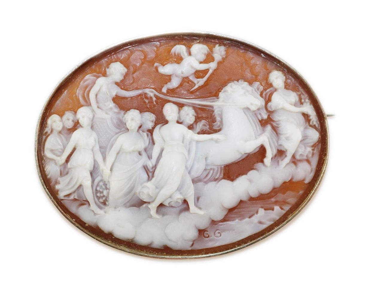 Große Abbildung Nr.1: 129-2354 Aurora.: (Schmuck, Broschen, Gemmen und Kameen)