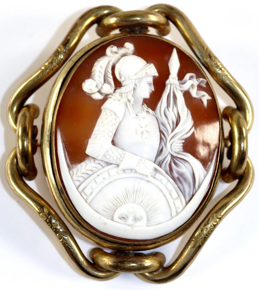 Große Abbildung Nr.1: 129-2380 Brittania.: (Schmuck, Broschen, Gemmen und Kameen)
