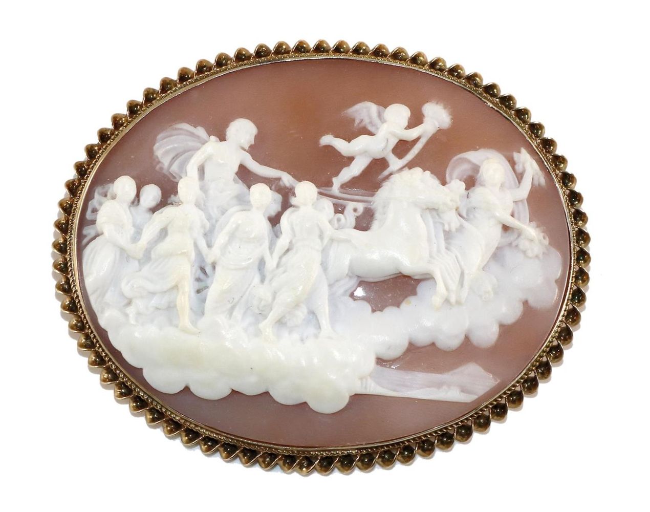 Große Abbildung Nr.1: 129-2387 Der Triumph von Apollo: (Schmuck, Broschen, Gemmen und Kameen)