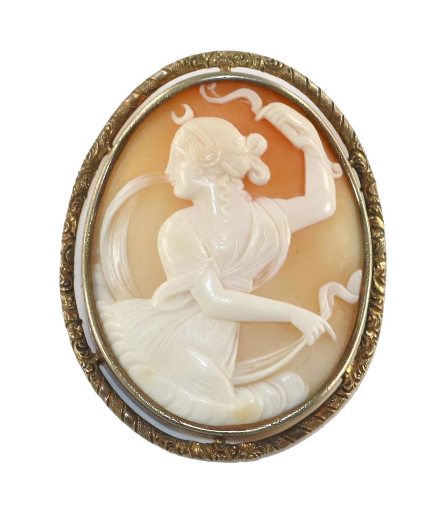Große Abbildung Nr.1: 129-2388 Diana: (Schmuck, Broschen, Gemmen und Kameen)