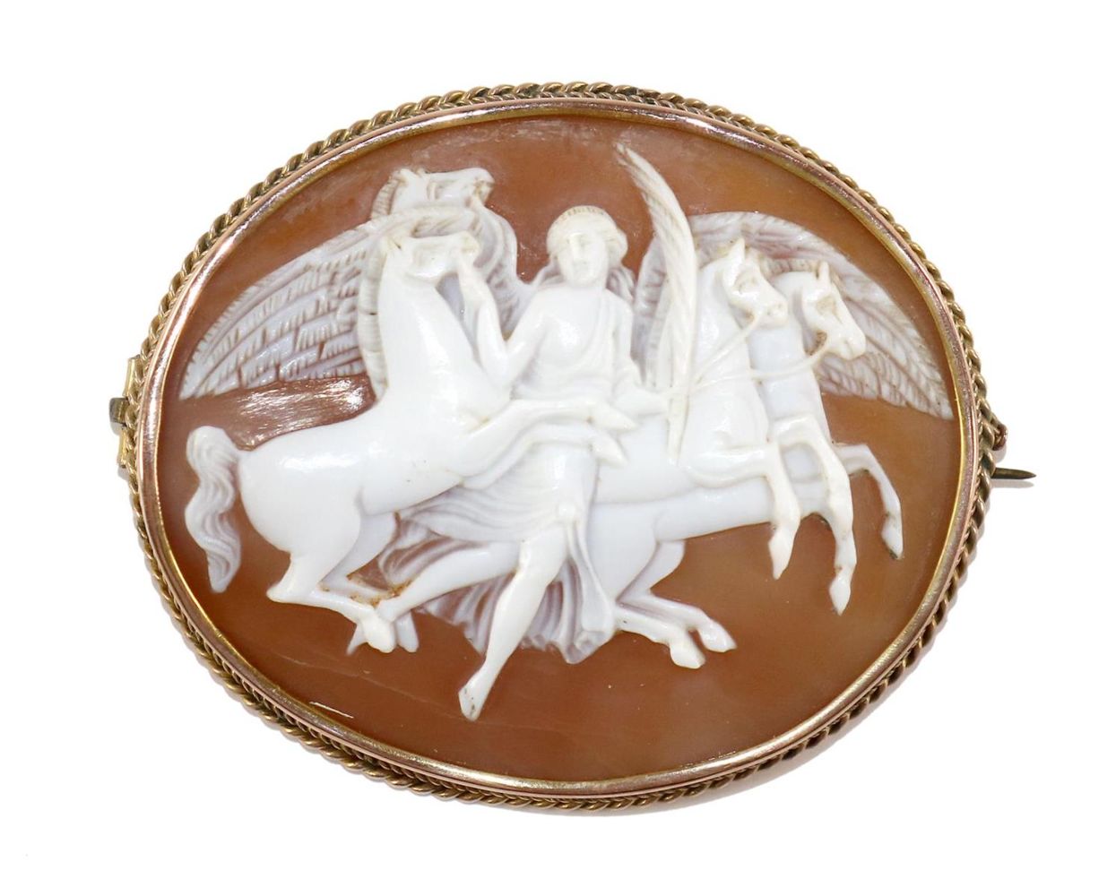 Große Abbildung Nr.1: 129-2411 Engel mit den: (Schmuck, Broschen, Gemmen und Kameen)