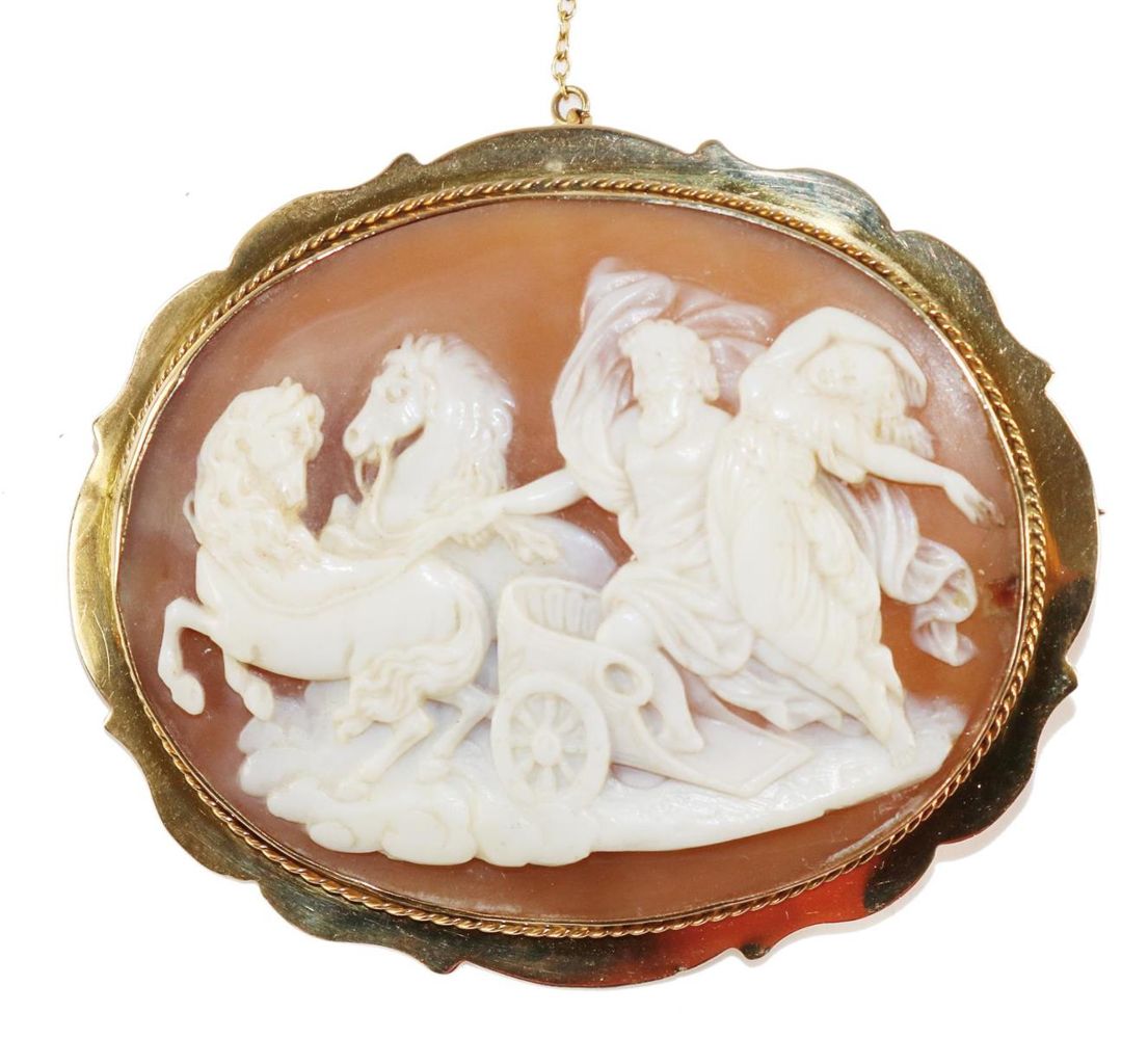 Große Abbildung Nr.1: 129-2415 Entführung.: (Schmuck, Broschen, Gemmen und Kameen)