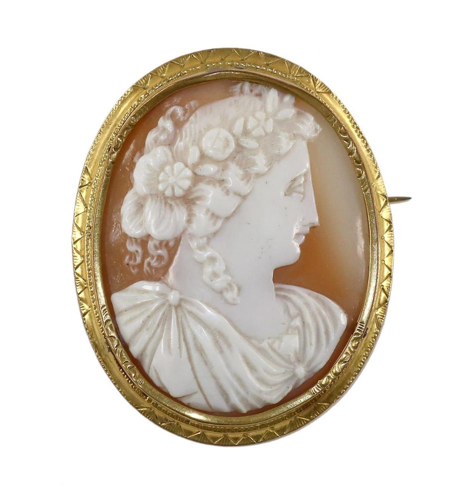Große Abbildung Nr.1: 129-2431 Flora Göttin der: (Schmuck, Broschen, Gemmen und Kameen)