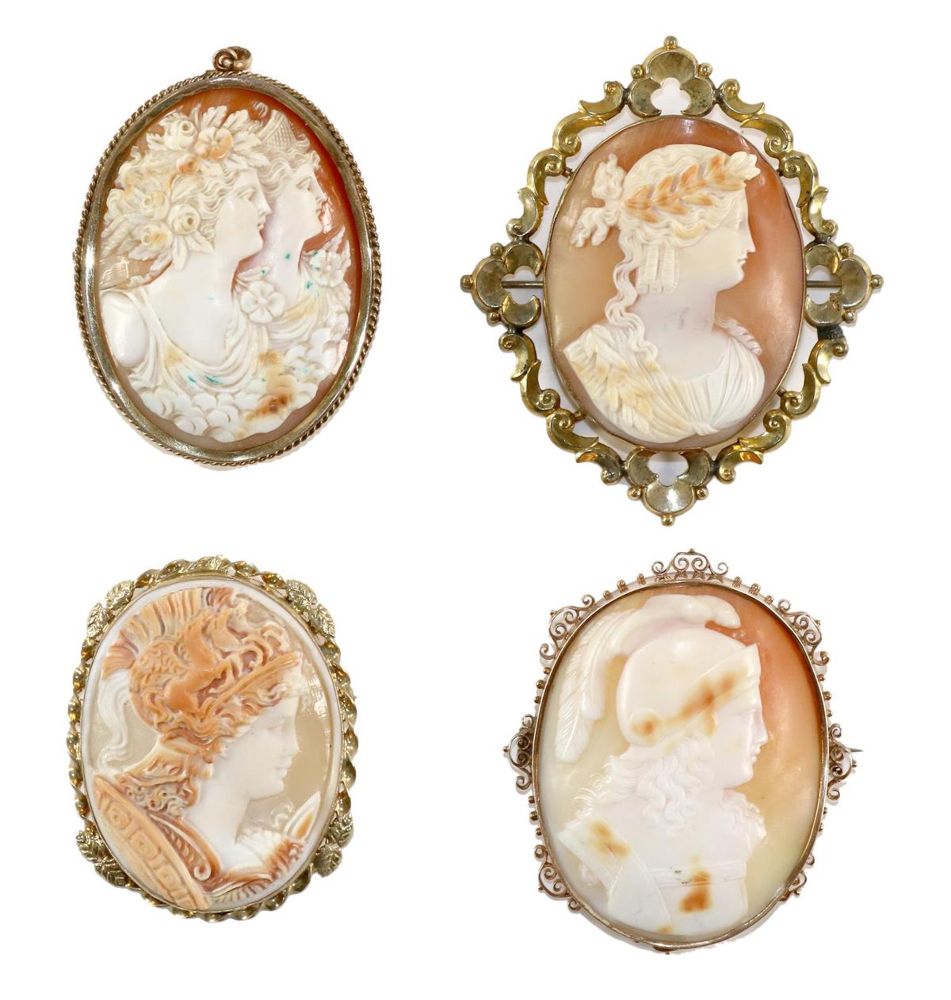 Große Abbildung Nr.1: 129-2453 Göttinen.: (Schmuck, Broschen, Gemmen und Kameen)