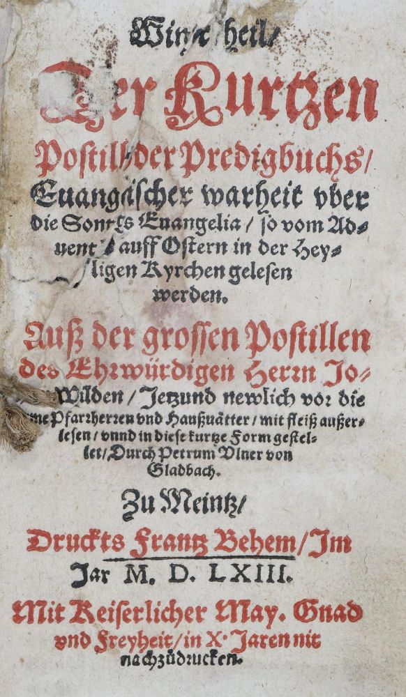 Große Abbildung Nr.1: 129-246 Wild,J.: (Alte Drucke, Handschriften und Theologie)
